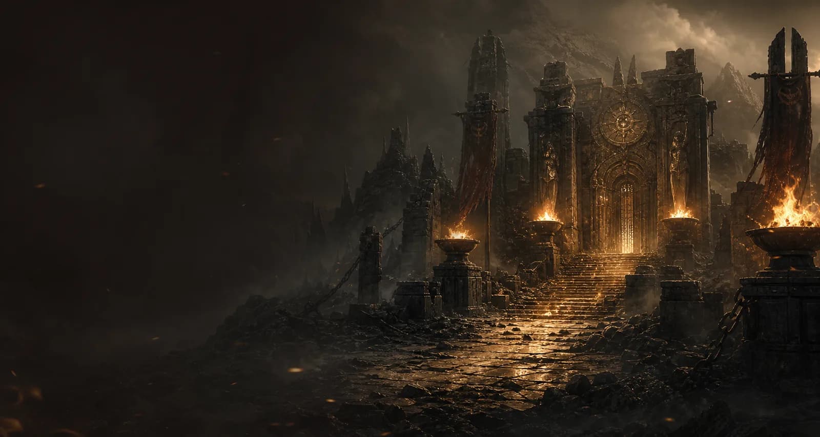 The Ash Crown relic environment concept